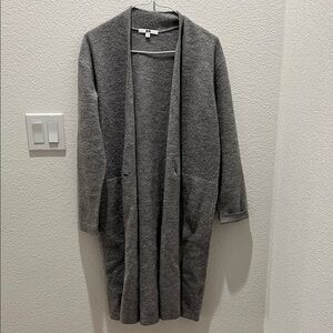 Uniqlo Gray Long Cardigan